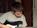 my 2nd guitar vid. yes i kno there r some minor mistakes, but no negative comments or ill block u. ive only been playing guitar for about 4 months now and its not my top priority so i don't completely focus on it all the time. o, and ill give the tabs to anyone that wants them, just ask. o, and my cord that plugs my guitar into my amp is broken.
