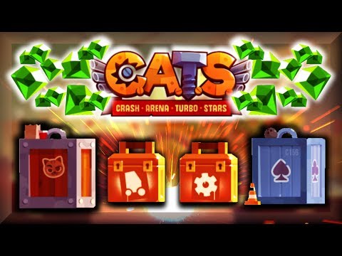 C.A.T.S. : Opening Boxes! ~ 1350 Gems | Crash Arena Turbo Stars