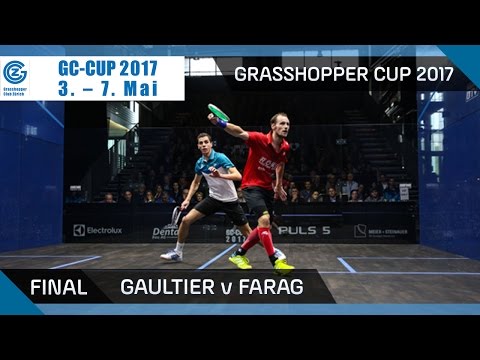 Squash: Gaultier v Farag - Grasshopper Cup 2017 Final Highlights