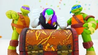 Видео про игрушки. Фёдор и черепашки ниндзя. Как стать командой? Игры для детей.