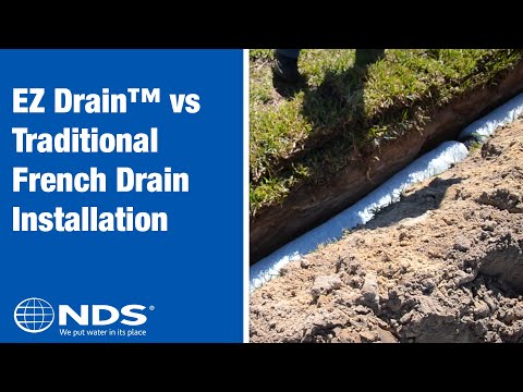 how to install ez drain