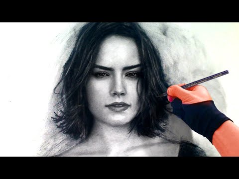 video-linktoworks-How is this DRAWING of REY?? - Star Wars: The Force...