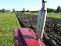 IH 1466 Tractor Plowing - Onboard Video