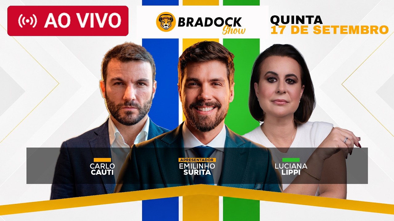 🔴 EMILINHO SURITA, CARLO CAUTI E LUCIANA LIPPIE | Bradock Show 17/09/2026