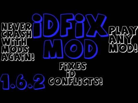 how to fix id conflicts in minecraft 1.6.4