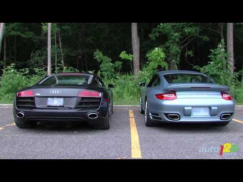 Porsche 911 Turbo S, Audi R8 5.2 FSI quattro