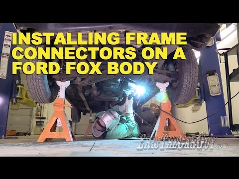 Installing Frame Connectors Ford Fox Body -EricTheCarGuy