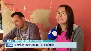 Morte de bebê em Promissão: família suspeita de negligência