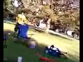 Bucket high-jump gone wrong