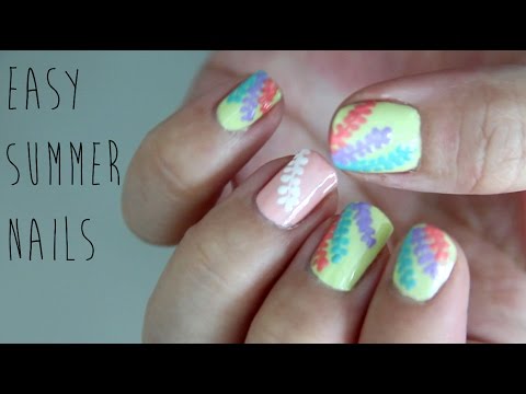 Easy Summer Nails