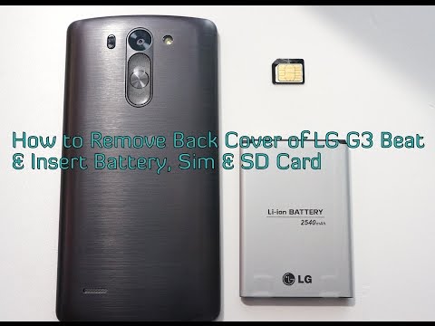 how to remove lg g3 sim card