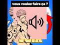 Tuto Voix Pour Edit ! 🔥 | #sukuna #edit #tutorial #france