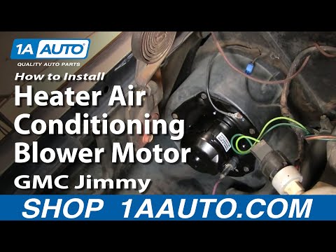 How To Install Heater Air Conditioning Blower Motor Chevy GMC Pickup Truck 1AAuto.com