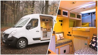 PRACTICAL Van Conversion with 2 Double Beds, Massive Storage & Heated Garage 🔥🚐 Full Tour by Nate Murphy