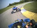 VIR Karting helmet camera