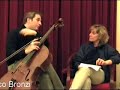 Giovanna Piccioni incontra il violoncellista Enrico Bronzi Giovanna Piccioni incontra il violoncellista Enrico Bronzi