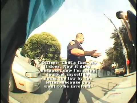 Skateboarder arrested by AssHole Cop