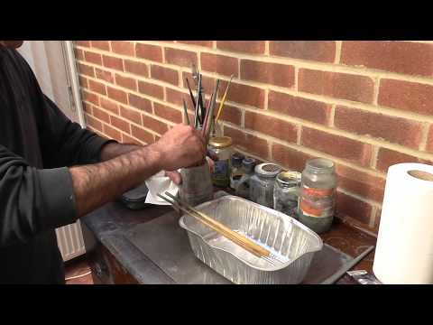 video-linktoworks-How to clean your artist oil painting brushes