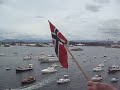 Final Stavanger Departure of Cunard Liner QE2