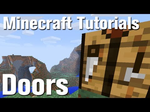 how to make a door in minecraft