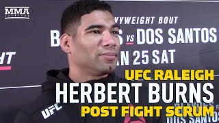 UFC Raleigh: Herbert Burns 'Came Here to Make Noise' After KO in UFC Debut - MMA Fighting by MMA Fighting