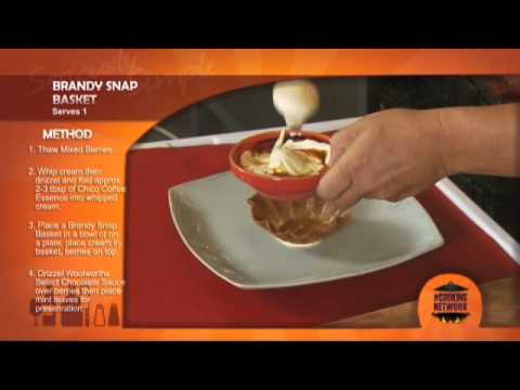 how to make brandy snap baskets
