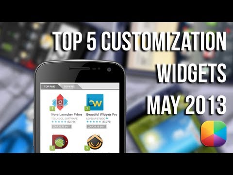 Top Customization Widgets – May 2013