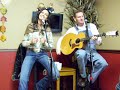 Joey and Rory sing at Cuppy's Coffee