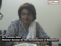 Dr. Fareeha Zafar (Director Society for the Advancement of Education) Part 6