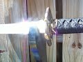 THE PYTHON 巨型蛇 Chôji Master Tameshigiri Japanese Samurai Sword by Hazama Yakiba