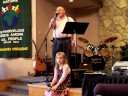 Kaitlyn sings at church 11-9-08 Kaitlyn sings at church 11-9-08