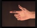 ellerden neyimiz eksik. ille de "i do"ya denk gelen el hareketi; hell yeah! http://www.youtube.com/watch?v=Mvf3L4SFVc8