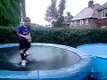 Alan getting water thrown over him in slow motion