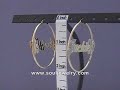 personalized 14k gold butterfly name hoop earrings 2 inch