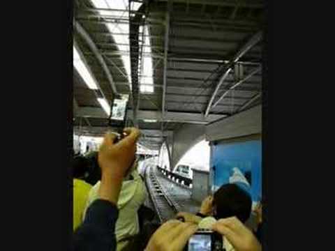 ロマンスカーMSE箱根湯本駅入場