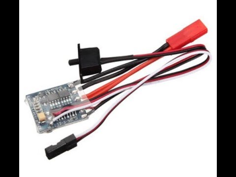 10A ESC Brushed Speed Controller For WPL C24 Rock Crawling Test