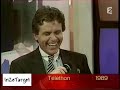 fou rire de michel boujenah et de claude serillon lors du telethon 89.