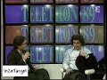 fou rire de michel boujenah et de claude serillon lors du telethon 89.
