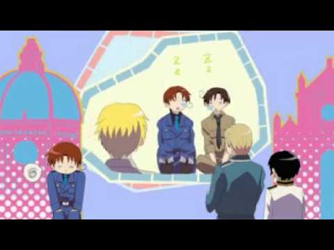 【APヘタリア】まどかマギカOPパロ【てがき】