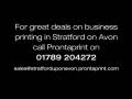 videos de Business Printers in Stratford upon Avon - Prontaprint 01789 204272