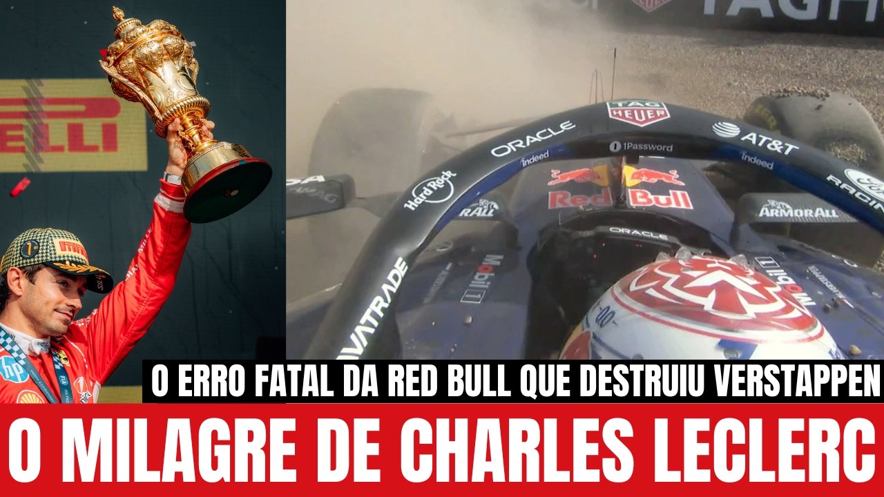 GP da Inglaterra: Leclerc Vence no Caos Enquanto Red Bull Afunda com Verstappen