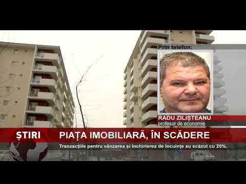 Tranzacțiile pentru vânzarea și închirierea de locuințe au scăzut cu 20%