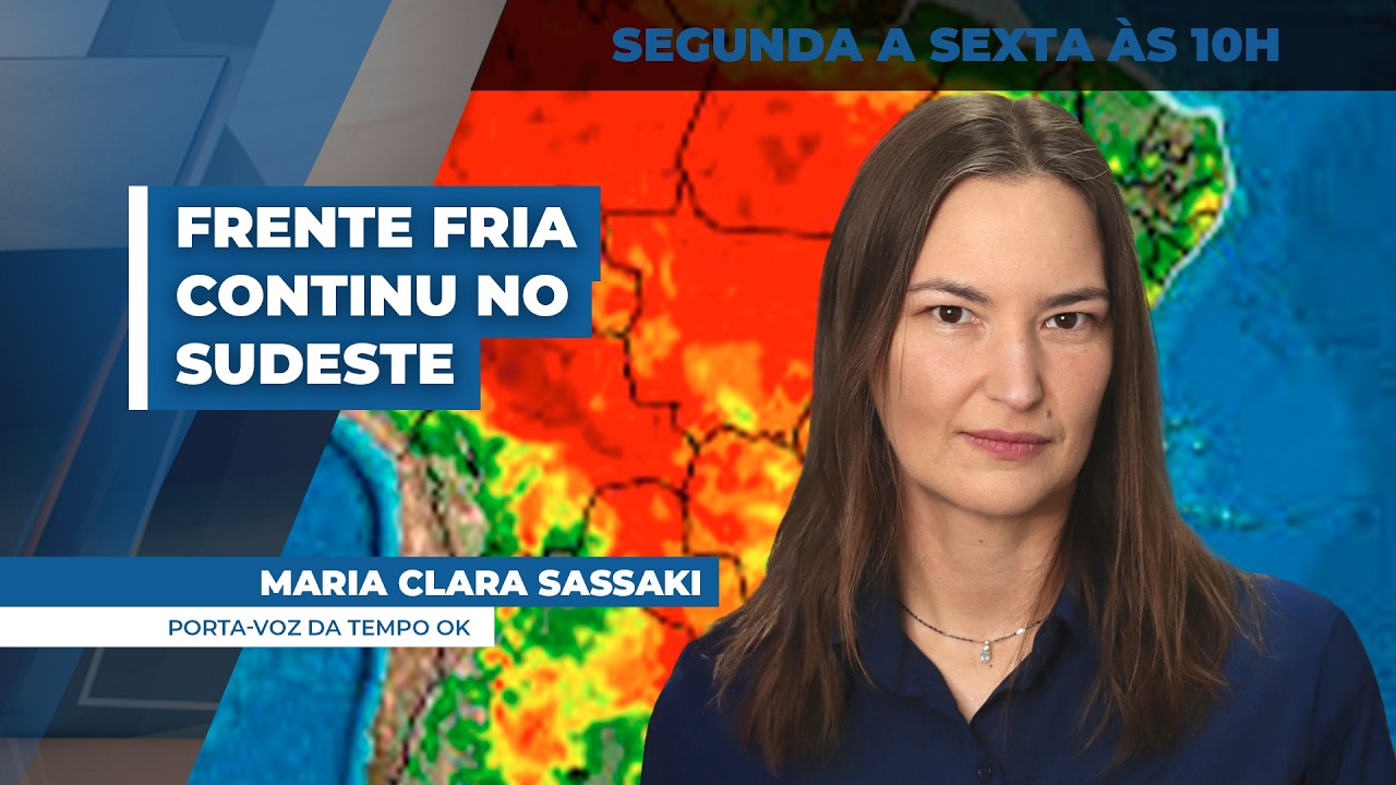 Sudeste continua sob atuação de frente fria e chuvas na região permanecem intensas