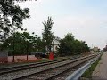 Amtrak 189 leads the outbound Lincoln Service train number 305 through Lockport, IL. on 08/28/08.