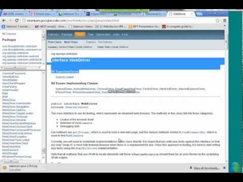 Vineela - This selenium online training Video gives an introduction to Selenium Webdriver, History Of Selenium Webdriver, Programming languages supported by Selenium W...