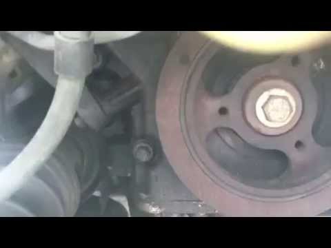 How to remove and replace drive belt mazda mpv 2000