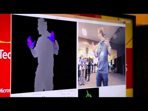 how to control kinect with hand