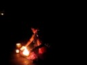 Chris Zippel Japan tour  Osaka Fire performance Nacky #1