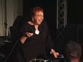 Mary Frasca sings at the opening of the Monkey