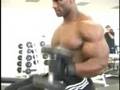 Bodybuilding - Stephen Frazier curls, poses biceps